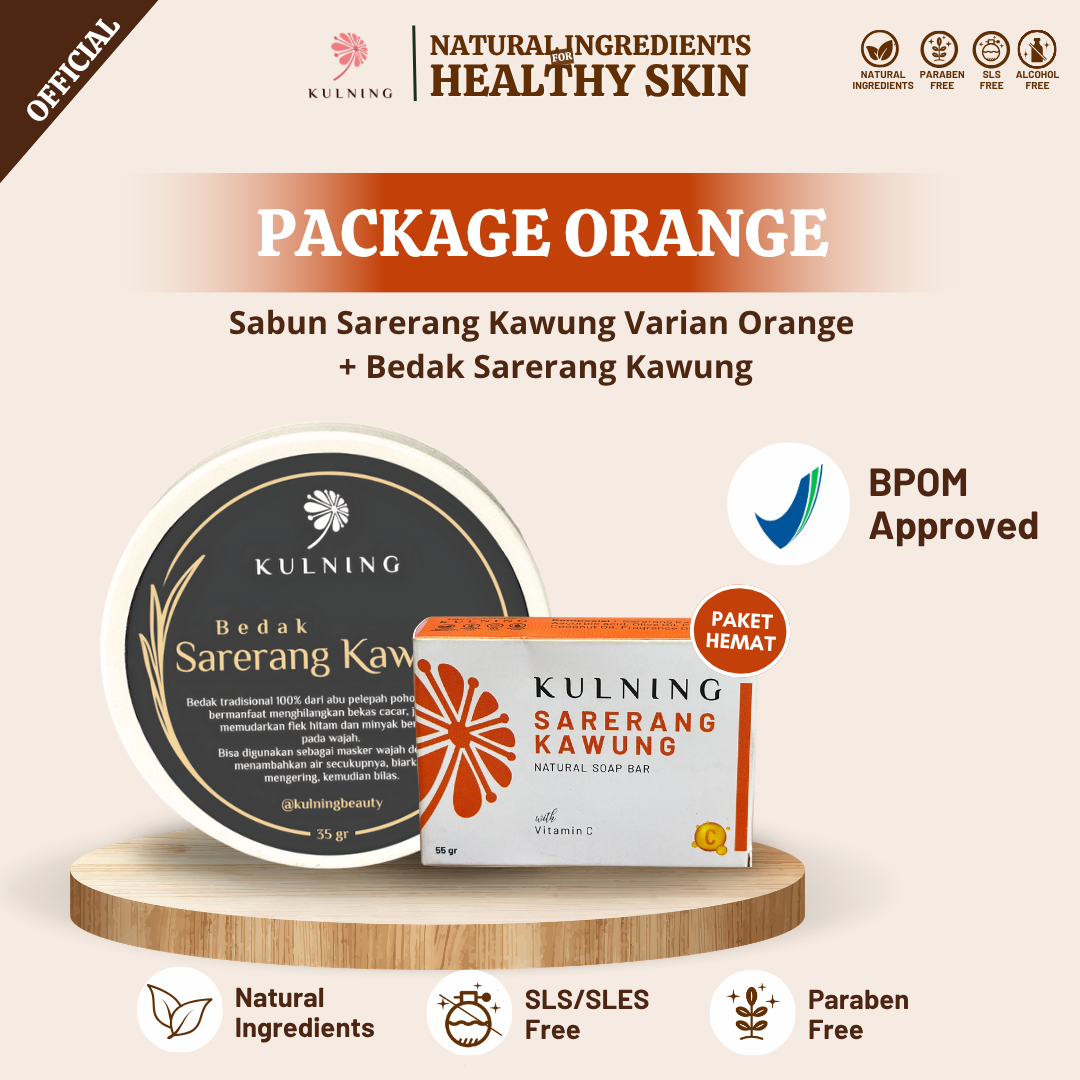 Paket Hemat (1 Bedak + 1 Sabun Sarerang Kawung) - Gambar 4