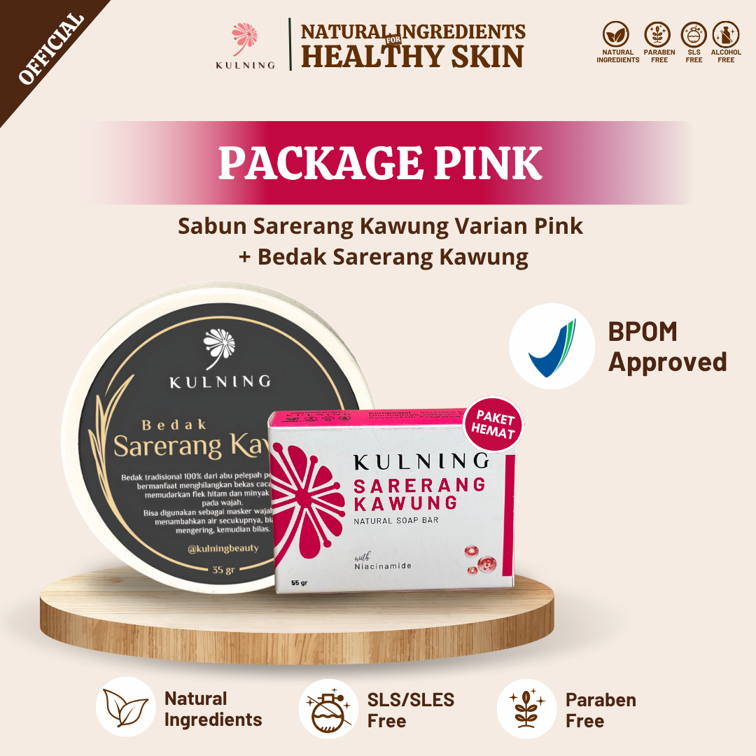 Paket Hemat (1 Bedak + 1 Sabun Sarerang Kawung) - Gambar 3