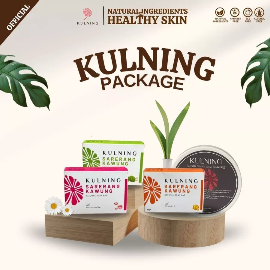 Kulning Package (1 Bedak + 1 Sabun Sarerang Kawung)