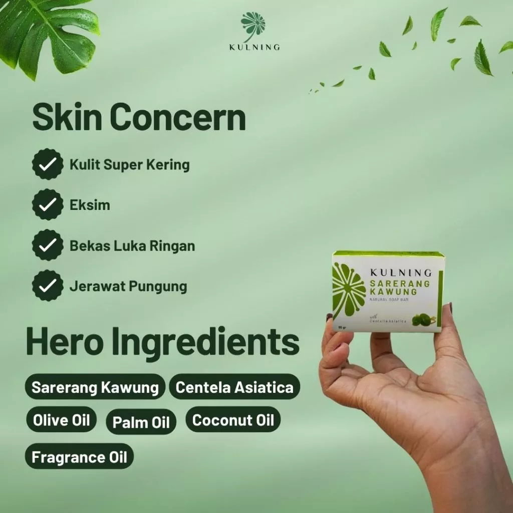 Kulning Sabun Sarerang Kawung Hijau - Gambar 4
