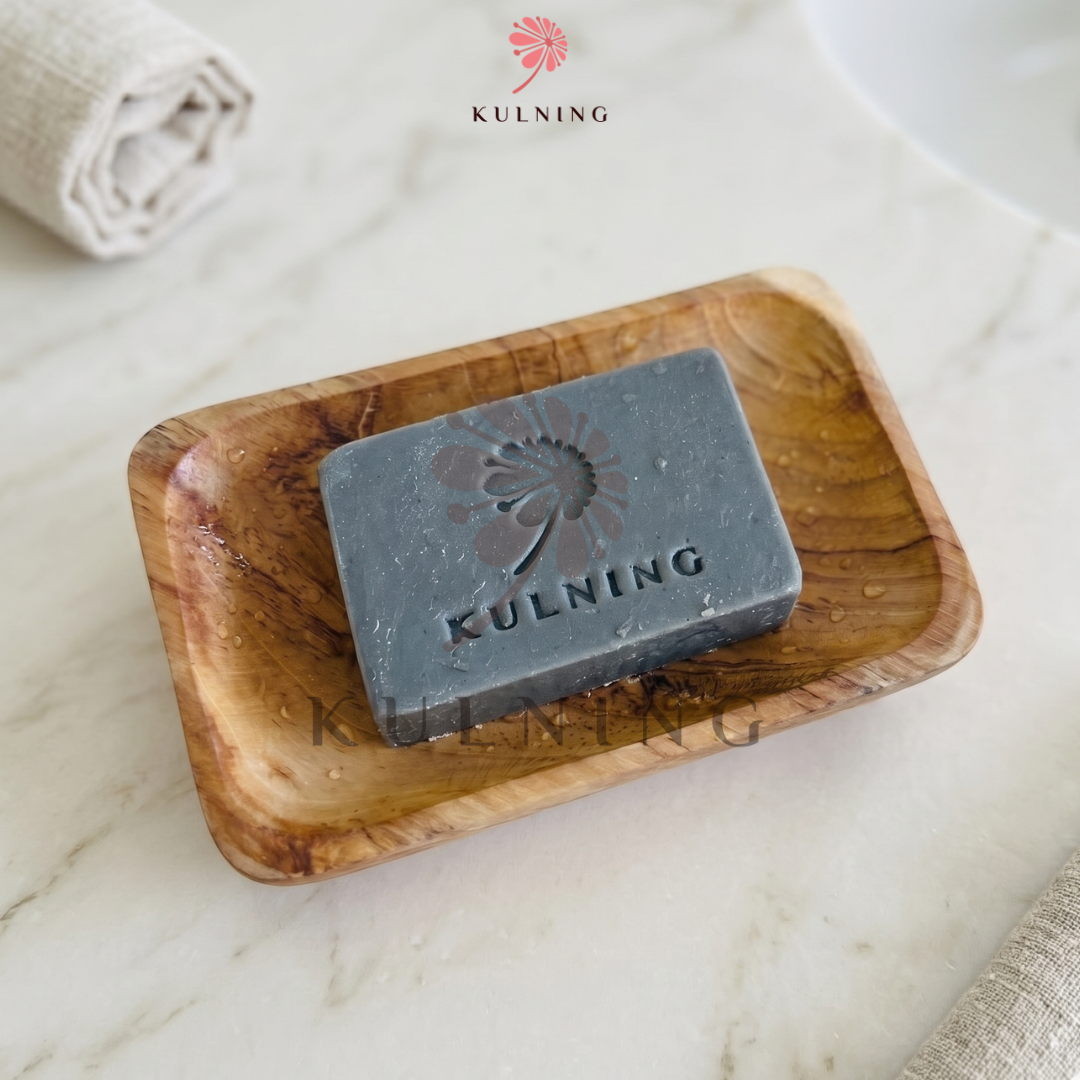 Tray Sabun Kayu Mahoni Cekung Premium - Gambar 3