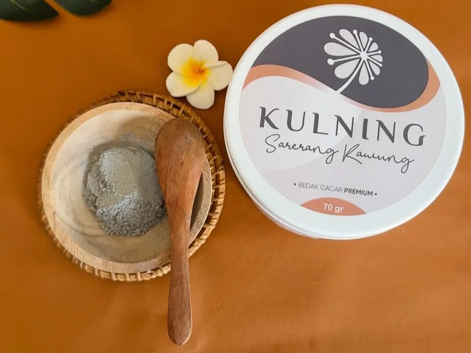 Bedak Cacar Premium Kulning Beauty Terbuat dari Sarerang Kawung